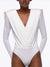 TIANA BEADED BODYSUIT (White)