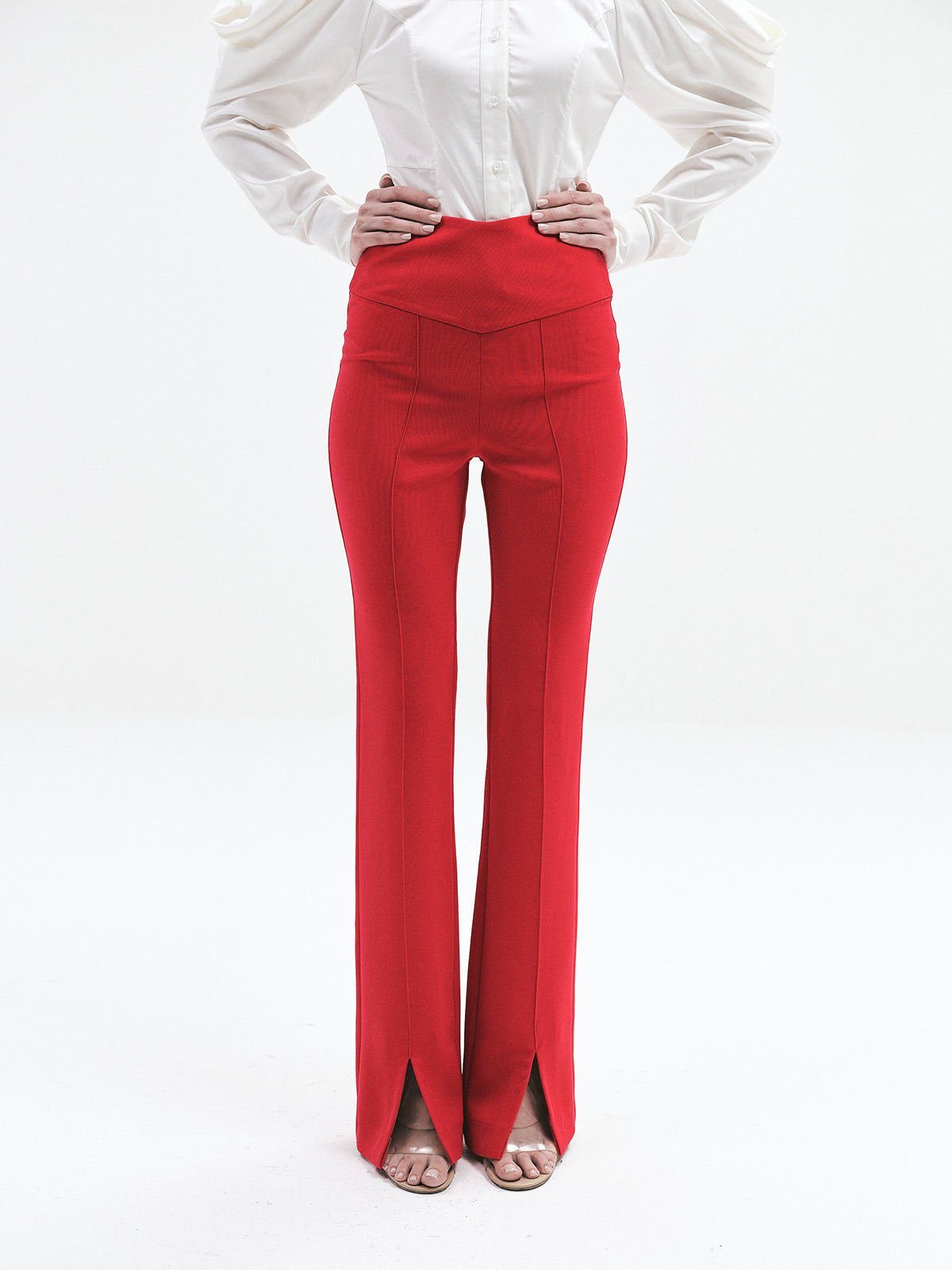 PEPE Crepe Pants (Red)