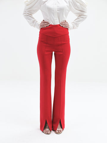 PEPE Crepe Pants (Red)