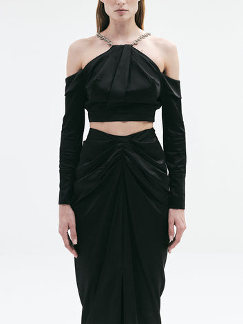 MELANIE CROP TOP (Black)