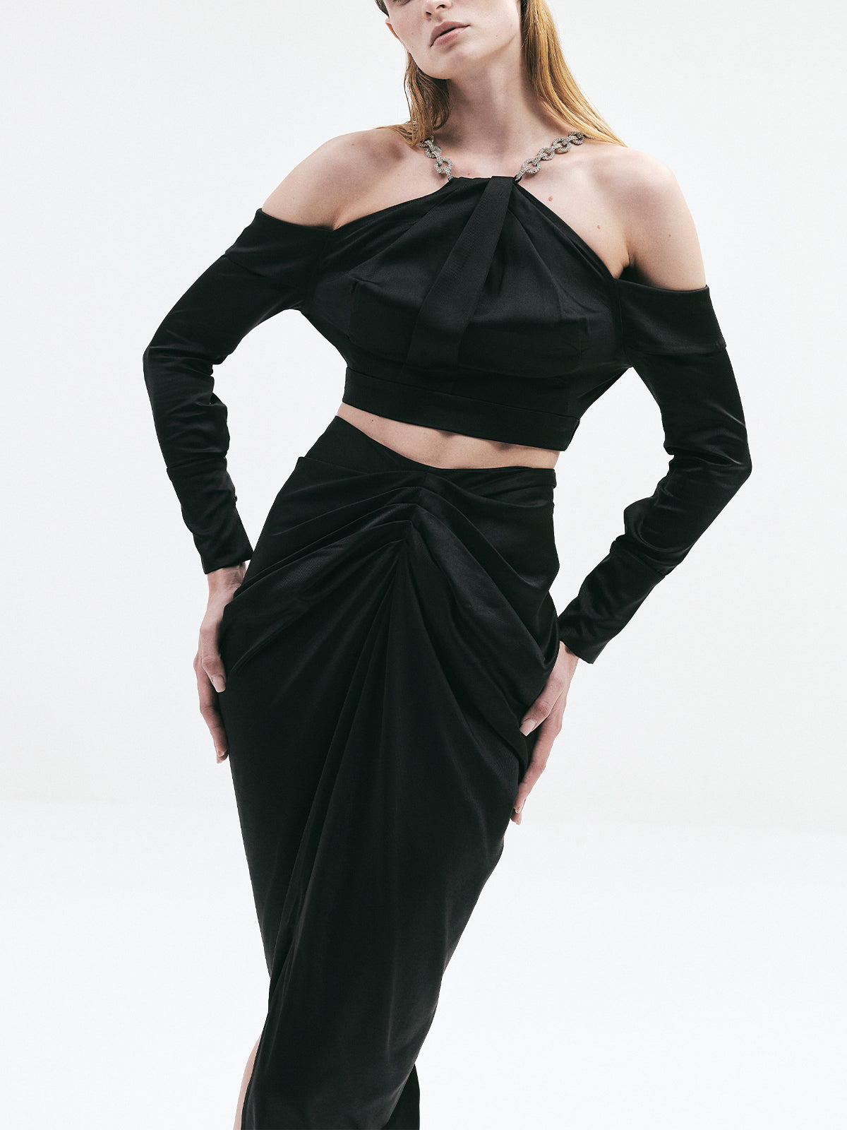 MELANIE CROP TOP (Black)
