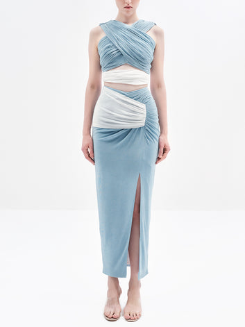 ELLA CROP (AZURE BLUE)