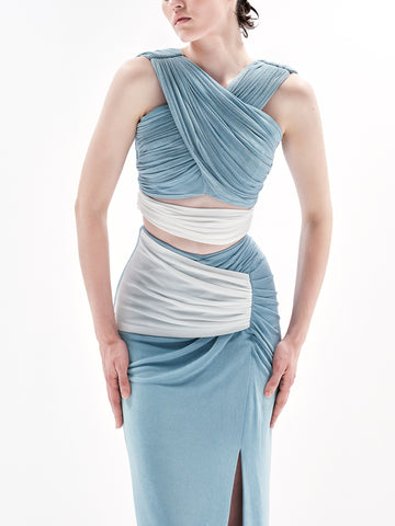 ELLA CROP (AZURE BLUE)