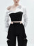 LANA CROP (White & Black)