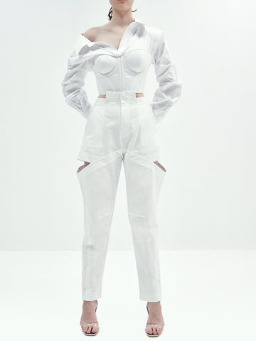 EVELYN (CANVAS) (WHITE)