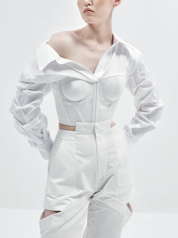 LANA CROP (WHITE)
