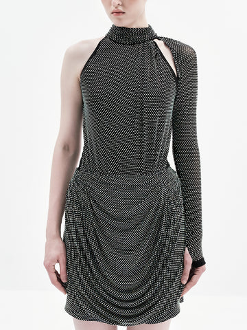 JOELLE CRYSTAL BODYSUIT (BLACK)