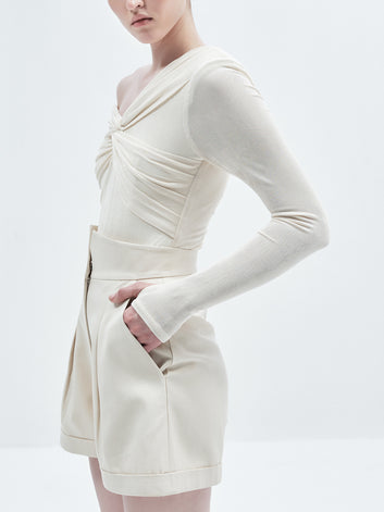 GEMMA LONG SLEEVES BODYSUIT (VANILLA)