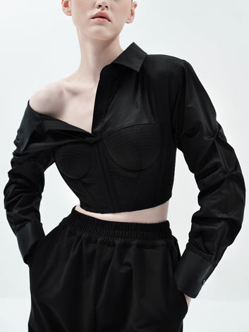 LANA CROP (BLACK)