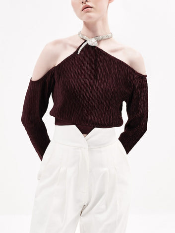 SERENE CROP (BURGUNDY)