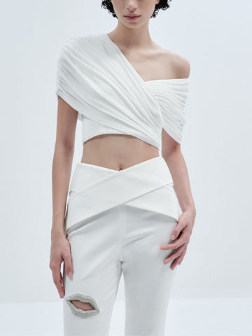 AURELIA CROP (WHITE)
