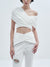 AURELIA CROP (WHITE)