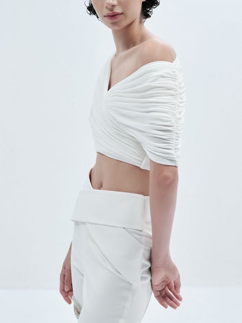 AURELIA CROP (WHITE)