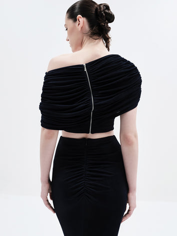 AURELIA CROP (BLACK)
