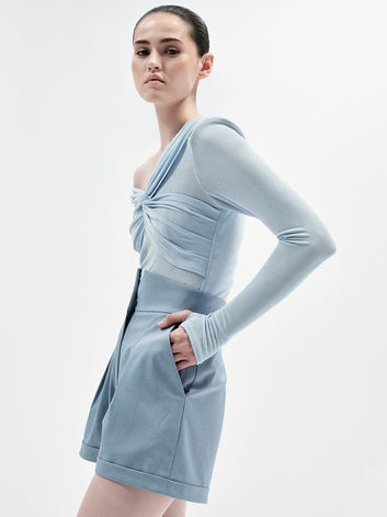 GEMMA LONG SLEEVES BODYSUIT (POWDER BLUE)