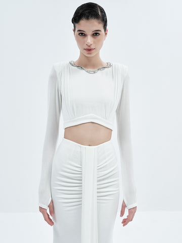 JOANNA CROP (WHITE)