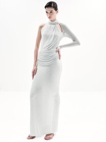 JOELLE CRYSTAL BODYSUIT (WHITE)