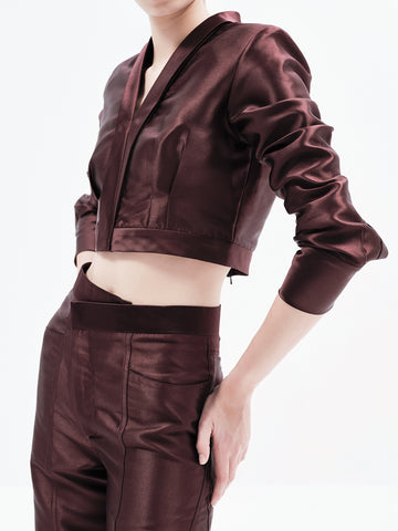 LUNA CROP (BURGUNDY)