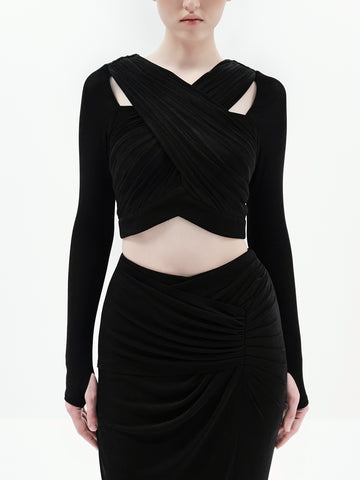 STELLA CROP (BLACK)