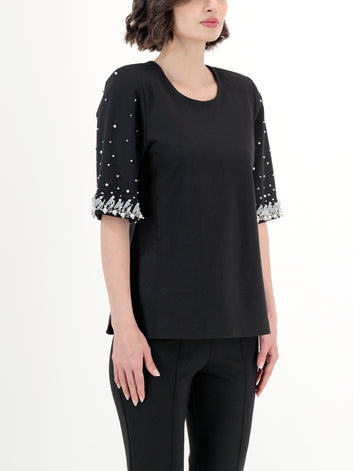 ELIA BEADED LONG (Black)