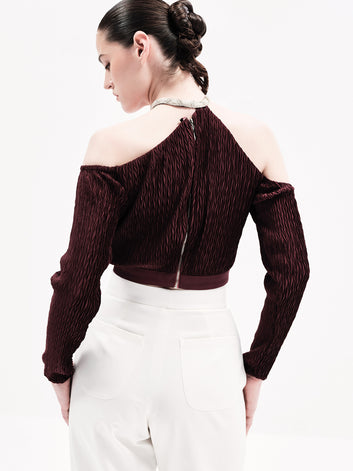 SERENE CROP (BURGUNDY)