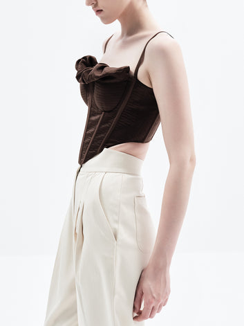 VICTORIA CORSET (CHOCOLATE)